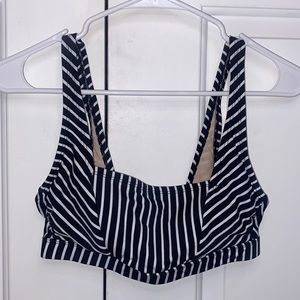 Striped Bikini Top